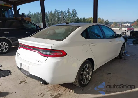 2015 Dodge Dart Sxt из США, поврежденный, VIN 1C3CDFBB1FD165645